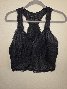 Torrid Black Lace Bralette with Racerback